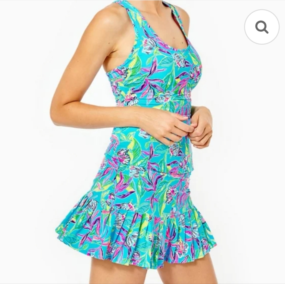 Lilly Pulitzer Luxletic Taye Skort & Matching Top - Picture 8 of 8